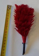 Plumet de couleur  rouge pour