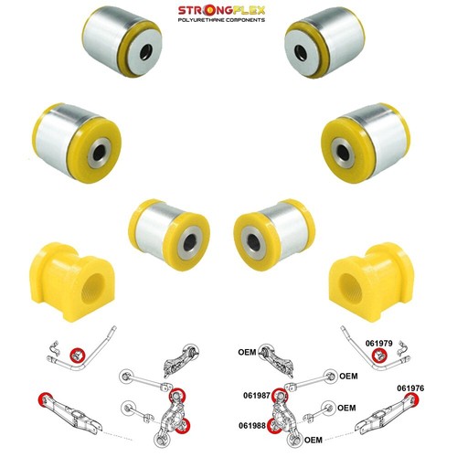 Kit silentblocs polyuréthane