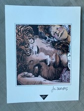 JEAN-CLAUDE SERVAIS EX-LIBRIS SIGNÉ 30 x 25 cm 1993 EN ÉTAT NEUF