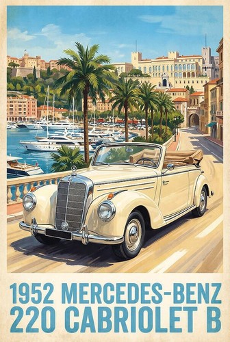 1952 mercedes benz 220 - mercedes,