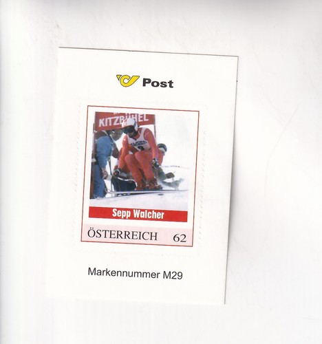 Timbre autriche sepp - timbre, pm