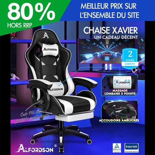 Alfordson chaise gaming avec - chaise,