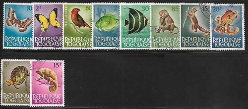 Togo 1964 timbres - togo,