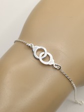 Bracelet femme en argent 925 Menottes thanina bijoux