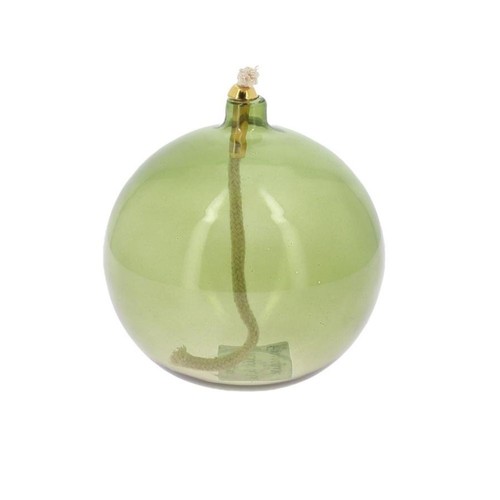 Lampe huile verre mèche - huile,