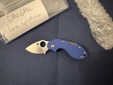Spyderco Lava Blue G-10 SPRINT