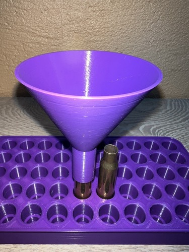 Entonnoir violet conçu pour