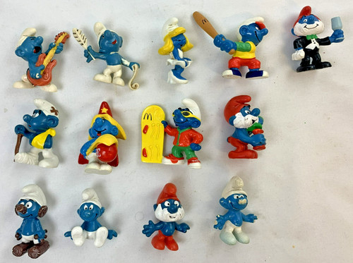 Lot figurines schtroumpfs - lot,