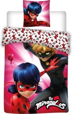 Parure De Lit Réversible Miraculous - 140 Cm X 200 Cm