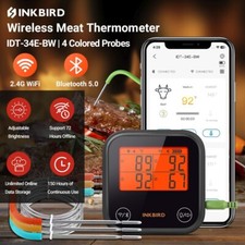 Bluetooth Meat Thermometer INKBIRD WiFi Barbecue Cooking Food 4 Colored Probe CF