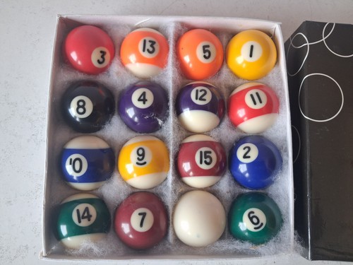 Boules billard écrin - de, de