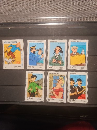 France timbres tintin - france,