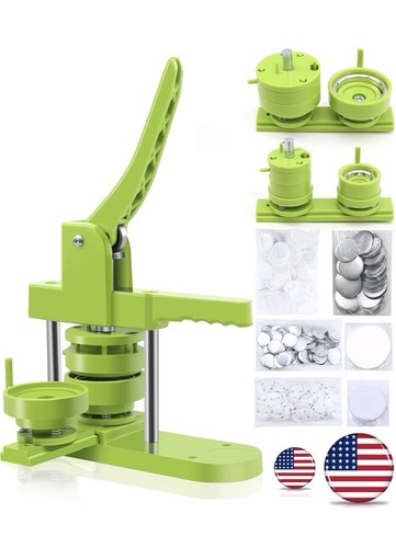 Button maker machine 25in - button, 1.25in
