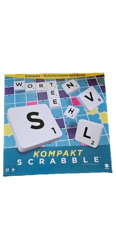 Mattel scrabble compact jeu - compact,