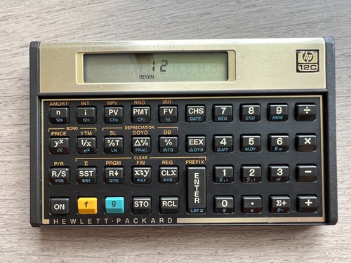 Hewlett packard 12c - hewlett,