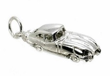 STERLING SILVER OPENING E TYPE JAGUAR CAR CHARM