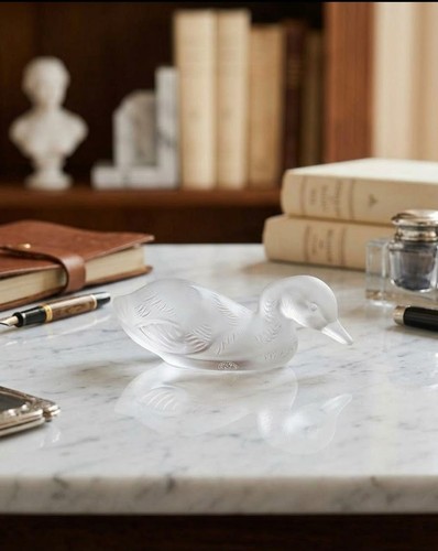 Baccarat figurine canard