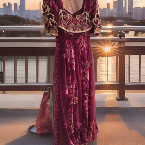 Robe cérémonie orientale - robe,