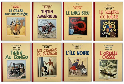 Tintin fac similé noir - similé, et