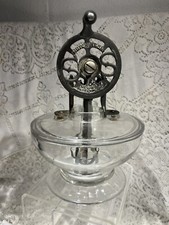Antique Hutchinson New York Mayonnaise Mixer on S&S Glass Base
