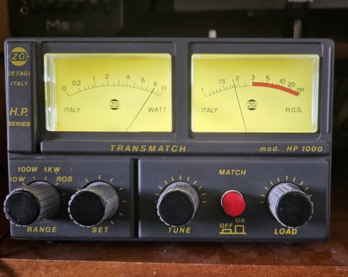 Zetagi 1000 swr pwr tos - hp-1000,