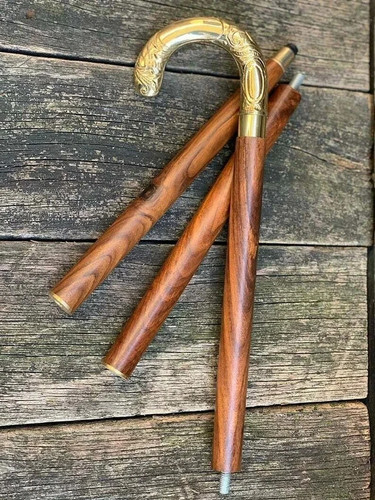 Bâton marche bois - en,