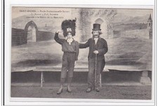 St-MICHEL: savart vocational school, le bonnet a poil, saynette execute