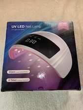 UV Light for Nails, MUTUDU 45W Led UV Nail Lamp Fast Curing Gel Nails LCD DISPL