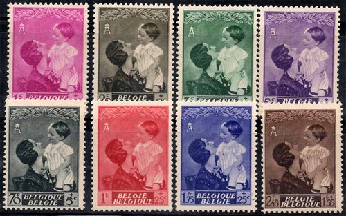 Belgique 1937 443 - 1937, 443-450