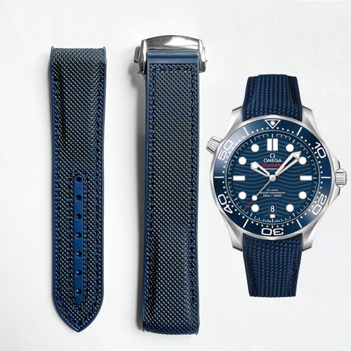 Blue sailcloth rubber - sailcloth,