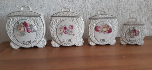 Pots épices anciens - épices, ronds