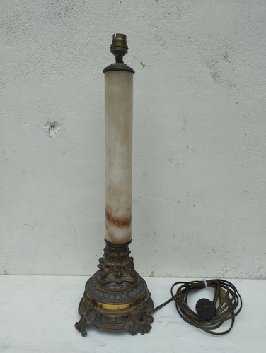 Pied lampe bronze et - pied, de