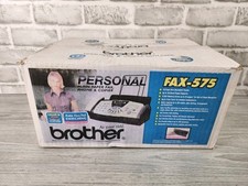 Brother Fax 575 Personal Plain Paper Fax Machine/Phone/Copier. NEW Box is Open