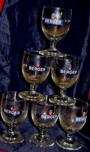 Vintage lot verres à - lot, de