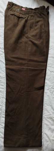 Pantalon militaire laine kaki - militaire,