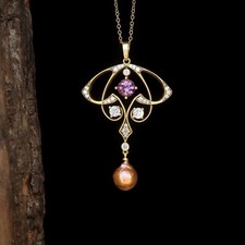Collier Pendentif Doré