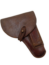 CBR/05/2025 (REFA240E) Nice Army Officer Leather Revolver Pistol Case