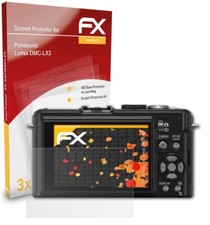 atFoliX 3x Film Protection d'écran pour Panasonic Lumix DMC-LX3 mat&antichoc