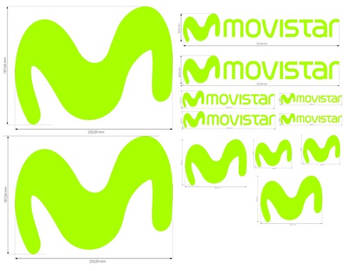 Stickers movistar autocollant - stickers,