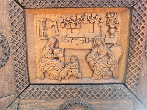 Cadre bois sculpte - cadre, bas