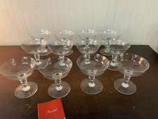 11 Baccarat Crystal Vence Model Champagne Cups (Price Per Piece)