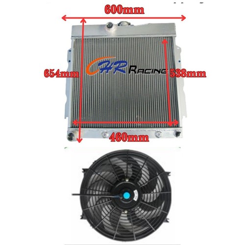 Aluminum radiator fan - aluminum, for