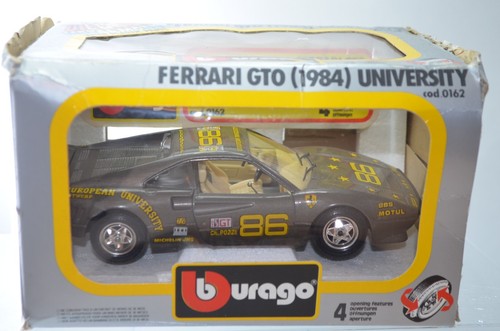 Ferrari gto 1984 burago - ferrari,