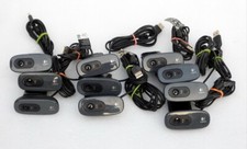 LOGITECH C270 HD WEBCAM USB WEB CAMERA HD 720p/30fps AVEC CÂBLE USB LOT-10 PI...