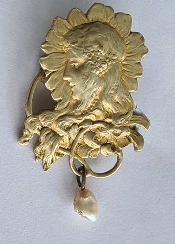 Ancienne broche époque art - ancienne,