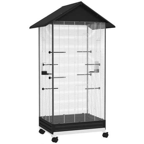Cage oiseau sur - oiseau, pied