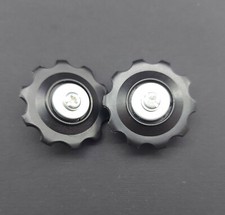 2 pulleys 10 teeth post wheel derailer jockey pulley bike gear running  