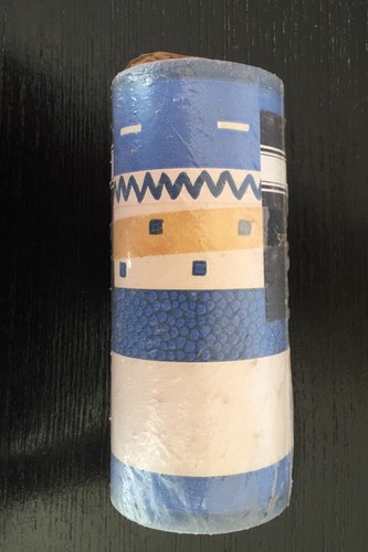 Frise murale bleu blanc - murale,