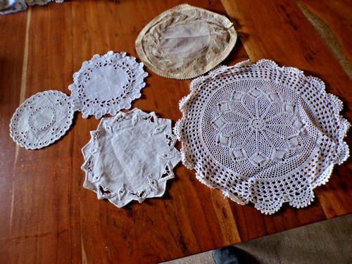 Linge ancien napperons - linge,