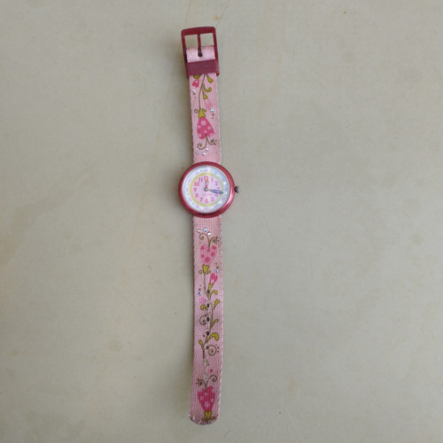 Montre flik flak rose - montre, ·